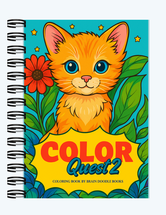 SALE!  Color Quest 2 - Coloring Book
